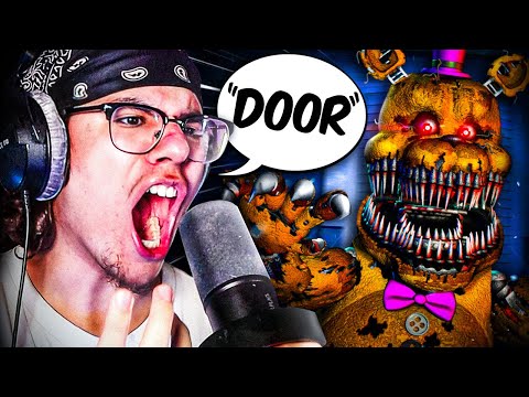 Is It POSSIBLE To Beat FNAF 4 With ONLY Your Voice?