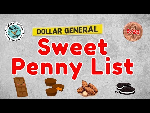 Penny List for Wednesday August 20th at Dollar General 