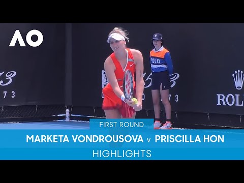 Marketa Vondrousova v Priscilla Hon Highlights (1R) | Australian Open 2022