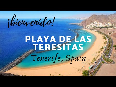 PLAYA DE LAS TERESITAS | ONE OF THE BEST BEACHES IN TENERIFE | ATI JAJA VLOGS #WalkWithMeInTenerife