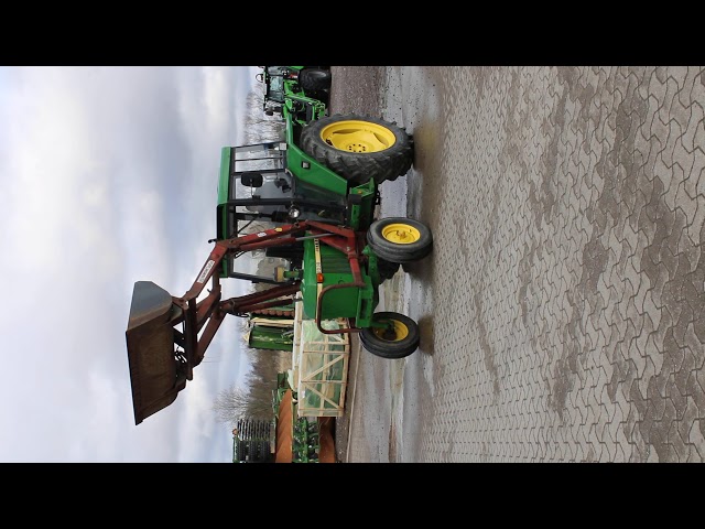 656142 Tractor John Deere 2030 HI-LO with Ålölastare -78