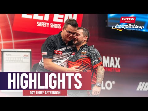 THE LAST EIGHT! | 2025 German Darts Championship | Day Three Afternoon Highlights