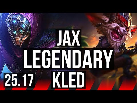 JAX vs KLED (TOP) | Legendary | KR Master | 25.17