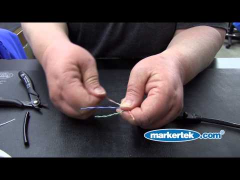 How-To: Easy EIA568B CAT5e Termination