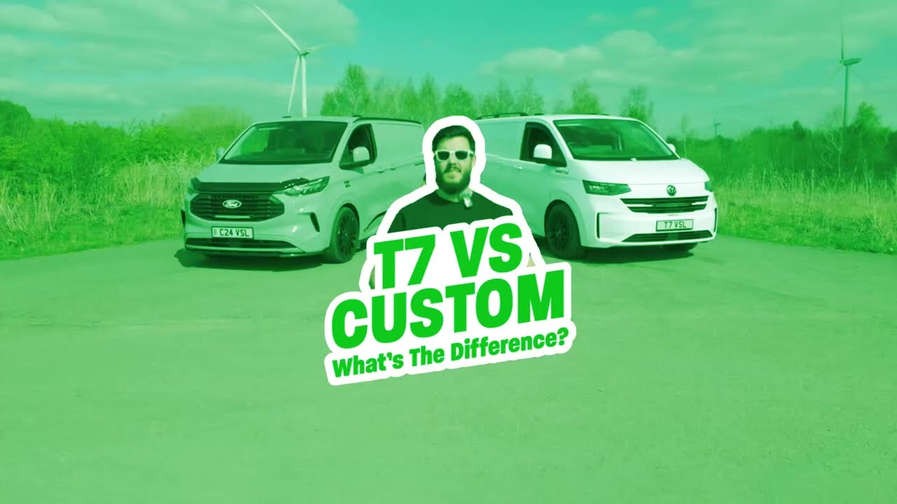 New VW T7 Transporter vs Ford Custom - What’s The Difference?