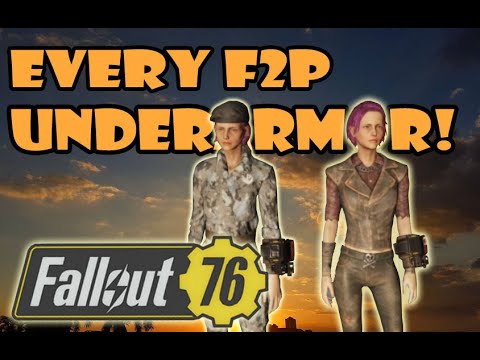 [Fallout 76] Every F2P Underarmor! (As of April 2025)