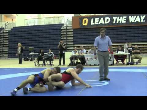 2014 Ontario Junior Championships: 96 kg Evan Knapp-Fisher vs. Kyle Bonk