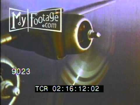 1950s United Douglas DC-6 Aircraft in Flight