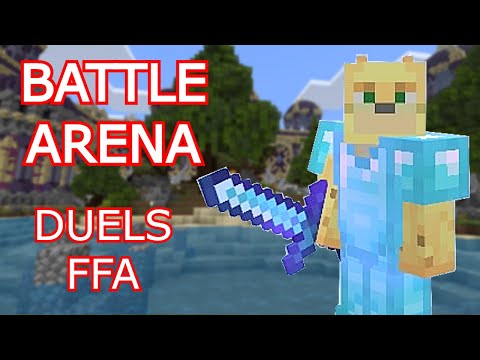 NEW Game In Cubecraft! Battle Arena, Duels, and FFA In Cubecraft - Minecraft PS4 Servers!