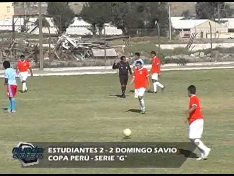 Estudiantes 2-2 Savio / Juventud Bolognesi 0-3 S. Cristal / MUNDO DEPORTE 2012