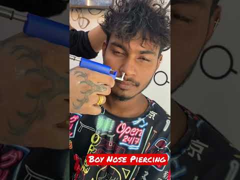 Boy Nose Piercing😱😱