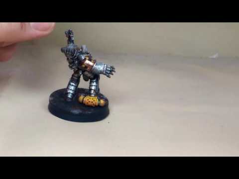Forge World Warhammer 30k Narik Dreygur of the Iron Warriors - painted