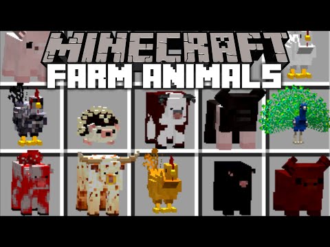 MC Naveed - Minecraft - Minecraft FARM ANIMALS MOD / BREED MOBS AND WATCH THEM GROW !! Minecraft Mods