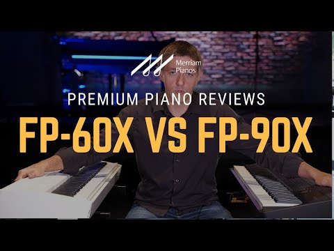 🎹Roland FP-60X vs FP-90X Digital Piano Comparison & Demo - Top End of the FP-X Series﻿🎹