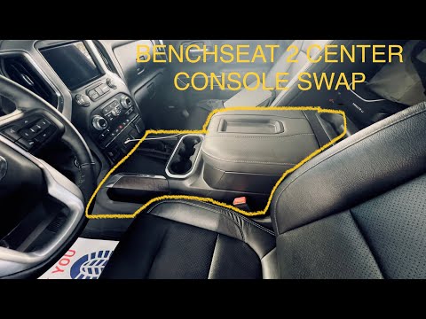 2020 Sierra bench seat to center console swap !