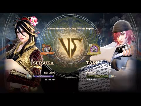 [SCVI] Mr. Gravy (Setsuka) vs. Spirit410 (Taki) [Ranked Match]