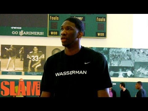Joel Embiid 2014 NBA Draft Workout -  Philadelphia 76ers #3 Pick 2014 NBA Draft