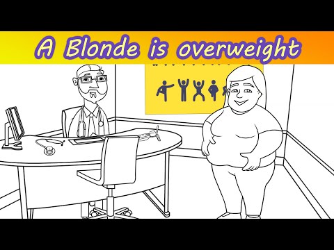 The best Blonde Jokes #6 - A Blonde is overweight and more jokes