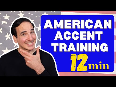 How to sound like a native American  speaker in just 12min! 🇺🇸 :  American Accent Training Practice