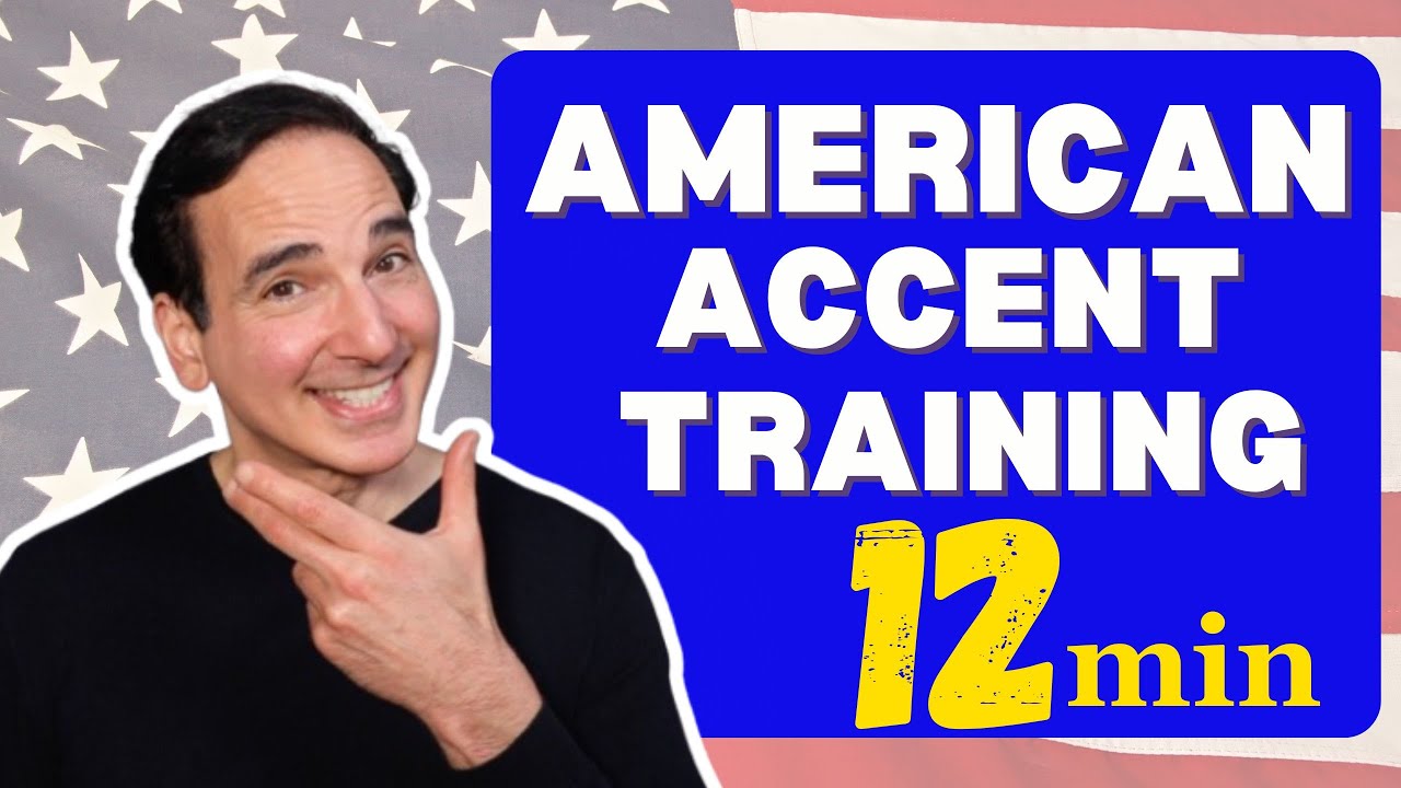 How to sound like a native American  speaker in just 12min! 🇺🇸 :  American Accent Training Practice