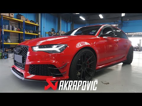 AUDI RS6 X AKRAPOVIC EXHAUST | 800HP SUPER WAGON | REVO STAGE 2