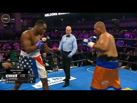 4th-round TKO//Frank Sanchez vs.Victor Bisbal//Highlights