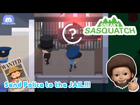 Sneaky Sasquatch Fun - Send Police Into the JAIL!!! | Dinsun Video