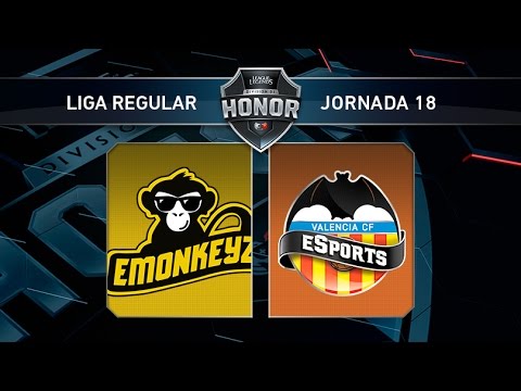 eMonkeyz Club vs Valencia CF eSports - #LoLHonor18 - Mapa 1 - Jornada 18 - T11