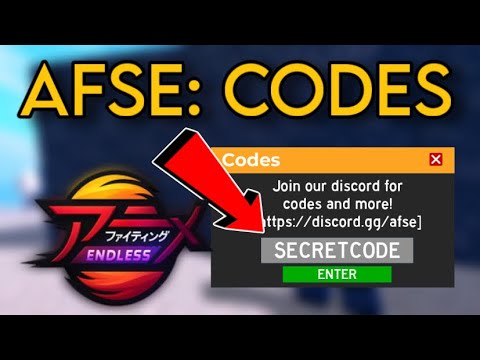 Anime Fighting Simulator Endless CODES (AFSE) | ALL WORKING CODES