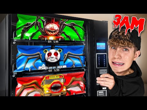 DO NOT OPEN MYSTERY THOMAS.EXE CHOO CHOO CHARLES VENDING MACHINE PACKS at 3AM!!