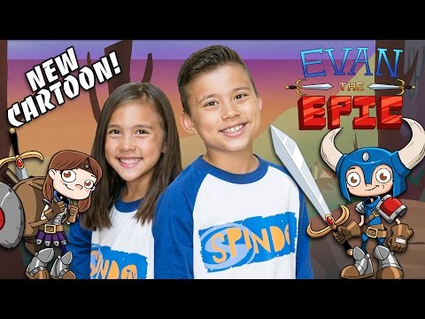 Check out our NEW CARTOON! EVAN THE EPIC!!! Video
