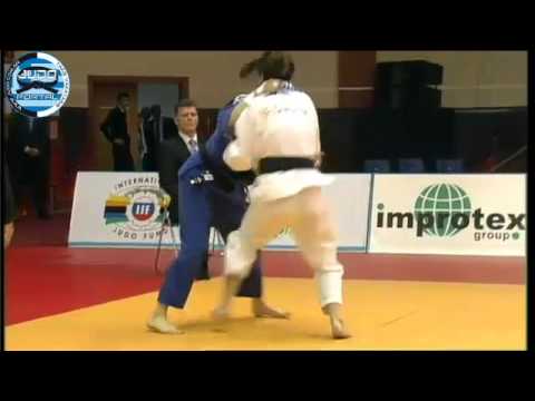 Judo Grand Prix Baku 2012 Final -57kg GASIMOVA Kifayat (AZE)-MELANCON (CAN)