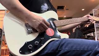 Video thumbnail for ￼Squier Affinity Series Telecaster Thinline Electric Guitar, Laurel FB, Olympic White - Clean by Jamcrew Music Studio