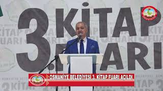 OSMANİYE BELEDİYESİ 3. KİTAP FUARI AÇILDI