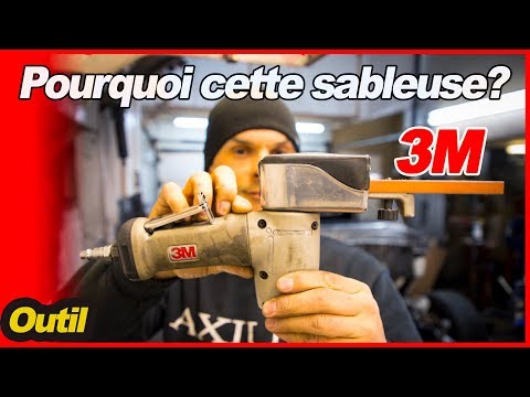 3M file belt sander, sableuse à ruban 3M, pourquoi j'ai cette sableuse ?