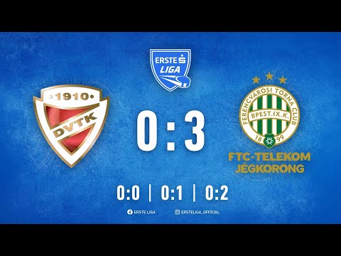 Gólösszefoglaló - EL 104 - DVTK Jegesmedvék - FTC-Telekom 0-3 20240105