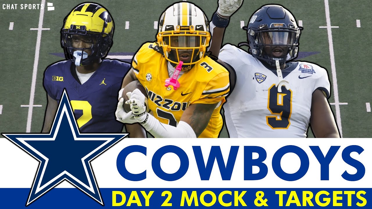 Dallas Cowboys Round 2 And 3 NFL Mock Draft & Top Day 2 Draft Targets For 2025 NFL Draft