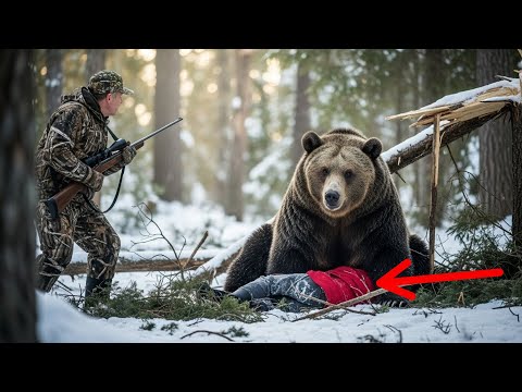 Lovac je već nišanio medveda, ali je zanemeo kada je video ko stoji pored zveri
