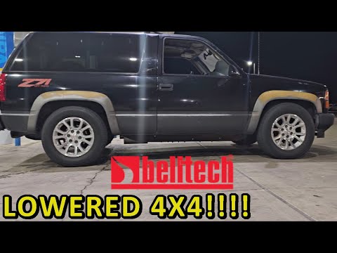 Lowering My 4x4 2 Door Tahoe!
