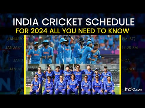 India cricket schedule for 2024: All you need to know about series, tours, match dates