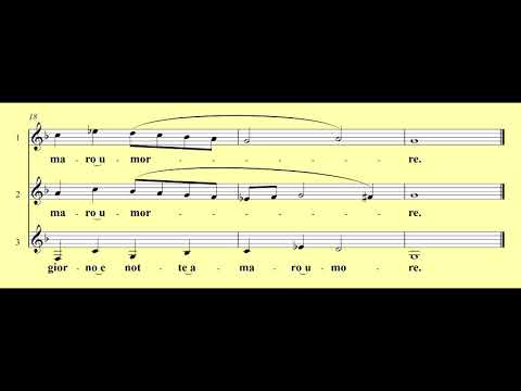 Ahi! Che quest'occhi miei - studio voce 1