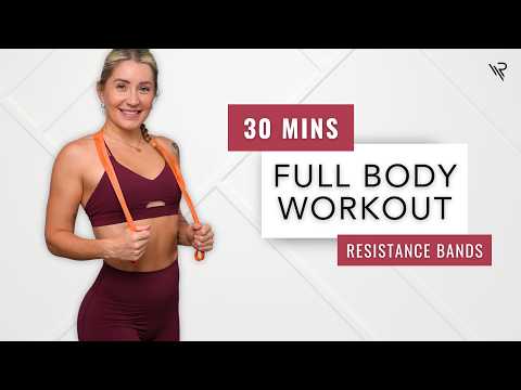30 Min Full Body Resistance Bands Workout (No Repeats)