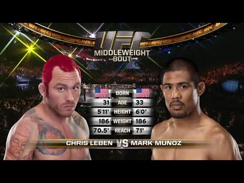 Chris Leben vs Mark Munoz full fight
