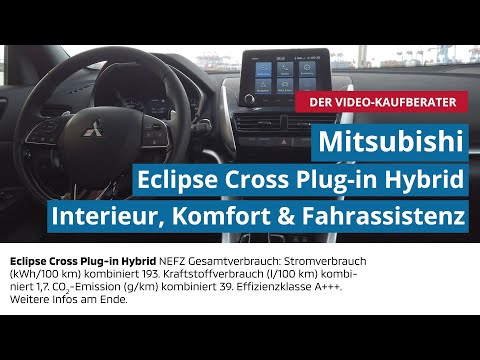 Gut beraten mit dem Interieur des neuen Eclipse Cross Plug-in Hybrid