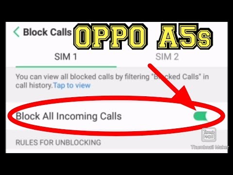 How to Block all Incoming Calls on Oppo A5s | OPPO A5s Tips & Tricks