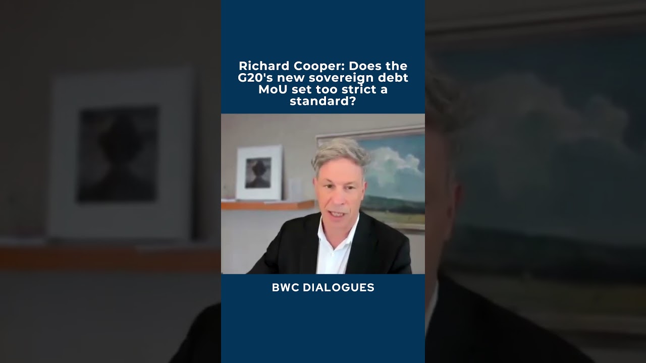 Richard Cooper: Does the G20's new sovereign debt MoU set too strict a standard?
