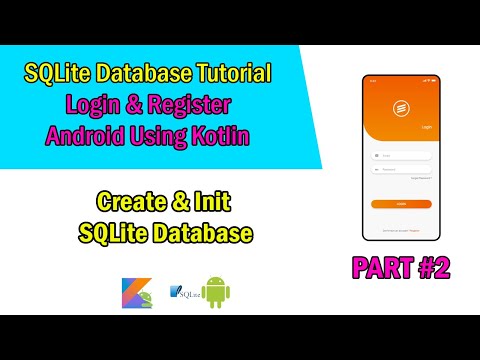 Android Sqlite Database Tutorial Kotlin 2 Create Sqlite Database Login Register User