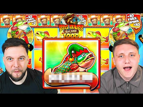 INSANE BONUS BUYS ON THE *NEW* BIG BASS SPLASH 1000! 
