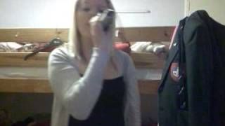 Me singing Cry by Kym Marsh