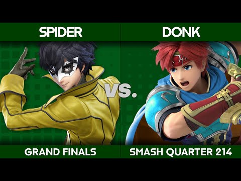 Smash Quarter 214 - Spider (Joker/ Dedede) vs Donk (Roy): Grand Finals
